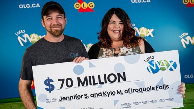 New parents from Ontario win $70M Lotto Max draw with 1st-ever lottery ticket purchase | CBC News