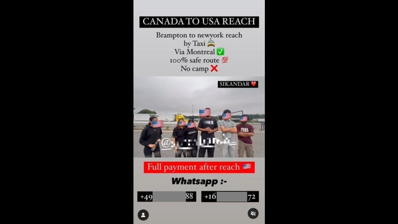 Smugglers are advertising illegal Canada-U.S. border crossings on TikTok | CBC News