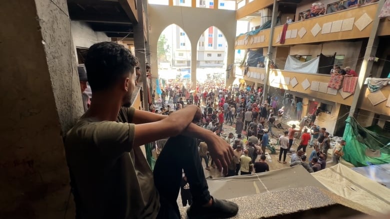 At least 28 killed in Israeli strike on school sheltering displaced people: Gaza Health Ministry | CBC News