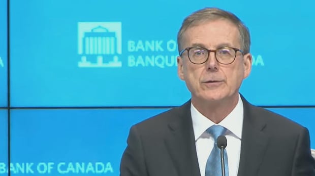 Bank of Canada makes a chunkier rate cut, lowering by half point for 1st time since pandemic | CBC News