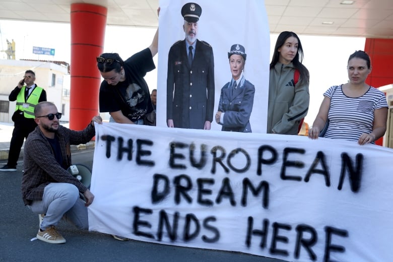 Economic hope or human rights headache? Italy's migrant camp in Albania sparks debate | CBC News