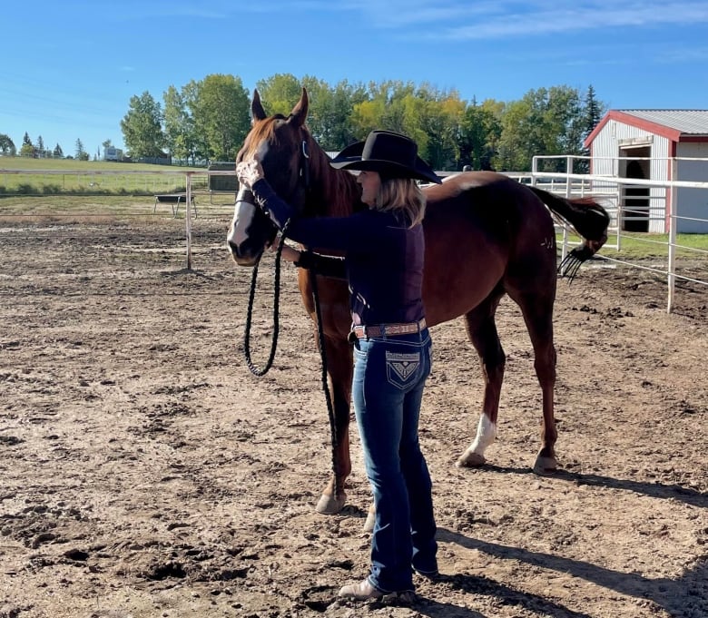 How a 63-year-old cowgirl became the No. 1 barrel racer in Canada — and she's not done yet | CBC News