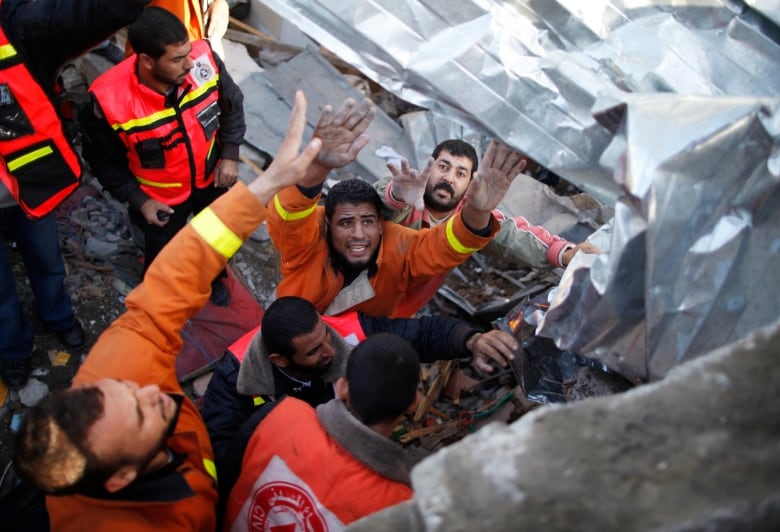 Palestinian emergency workers pull out of northern Gaza, saying IDF targets its volunteers