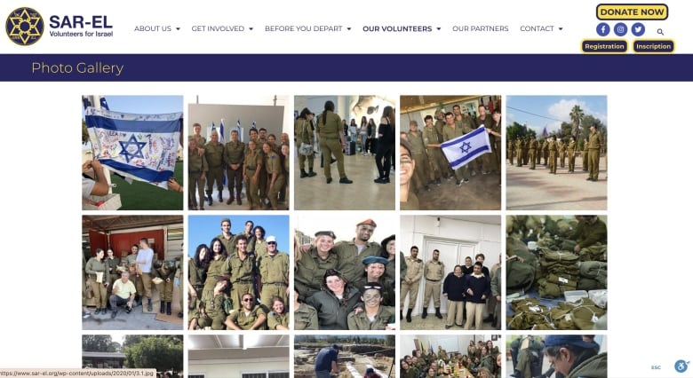 This group sends Canadians to help the Israeli army. Some say that's illegal