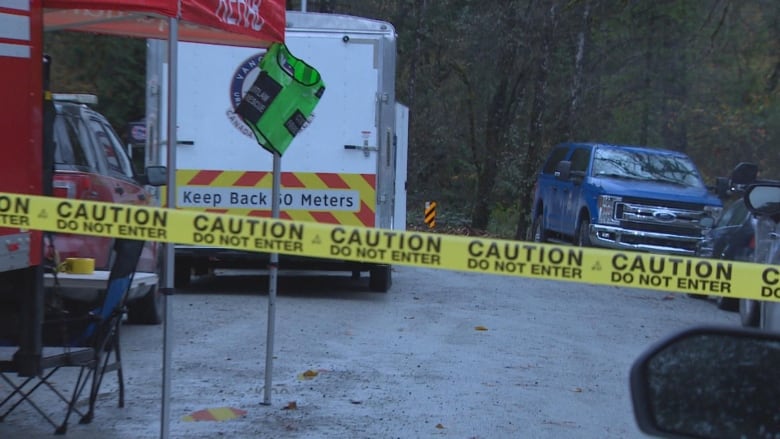 Woman killed in Coquitlam mudslide, driver dead in washout on Vancouver Island: RCMP | CBC News