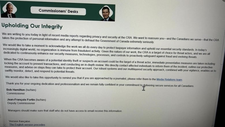 CRA launched 'witch hunt' against whistleblowers who exposed millions in bogus refunds, sources say