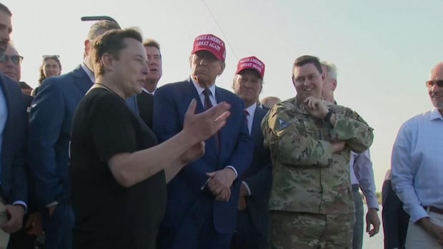 Elon Musk launches Starship test flight with Donald Trump watching
