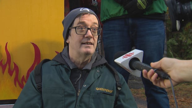 Greenpeace protesters arrested outside Poilievre's official residence