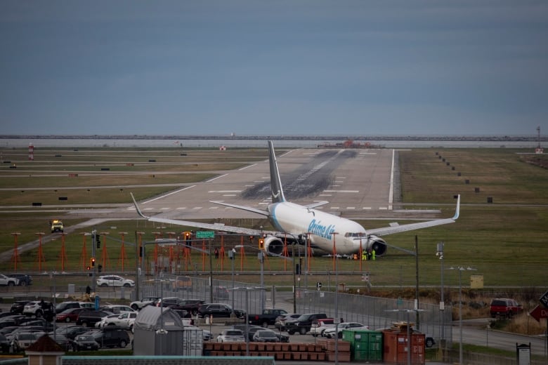 Vancouver airport runway will likely be closed for 2 days after cargo plane overruns landing