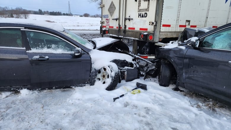Drivers stranded on Highway 401 as blizzard pounds parts of southwestern Ontario