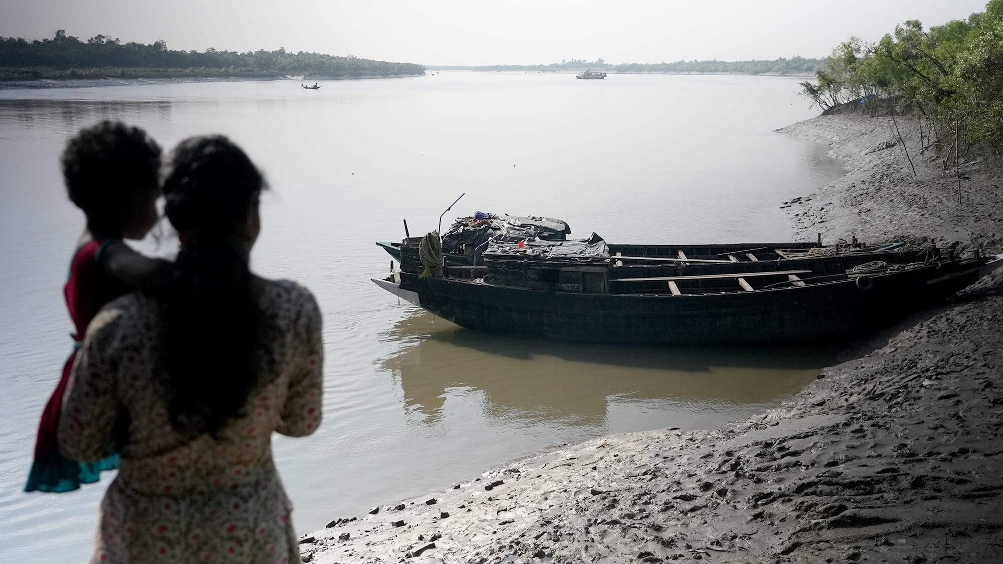In India's Sundarbans region, sea-level rise also brings an increase in human trafficking