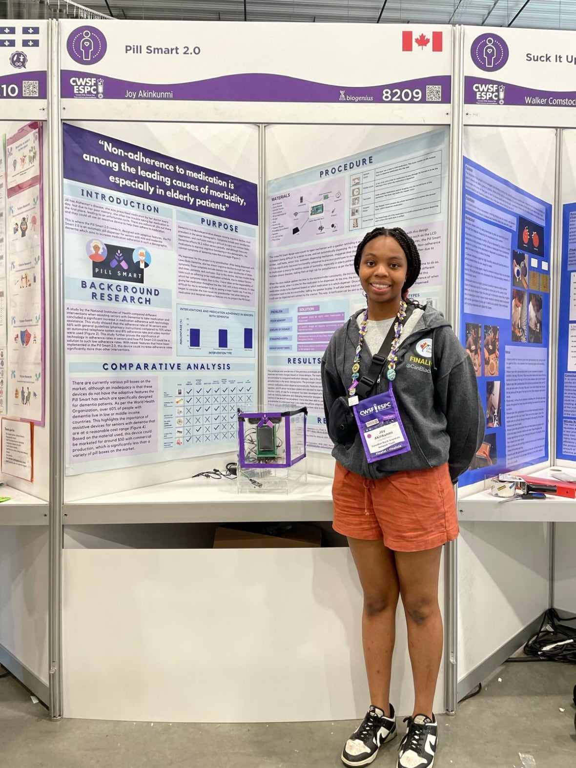 Inspired by family member with dementia, N.S. teen creates automated pill dispenser