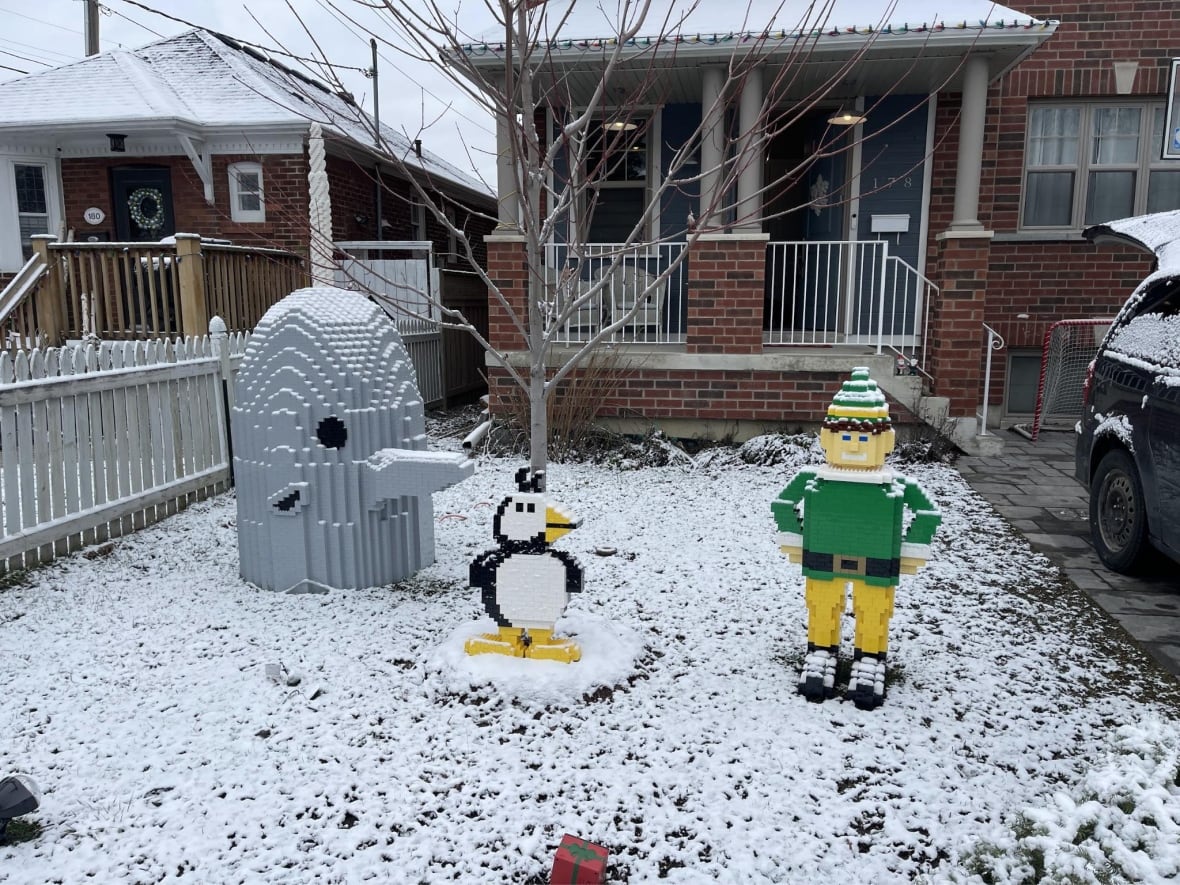 Lego sets bring a multigenerational flavour to Christmas village displays