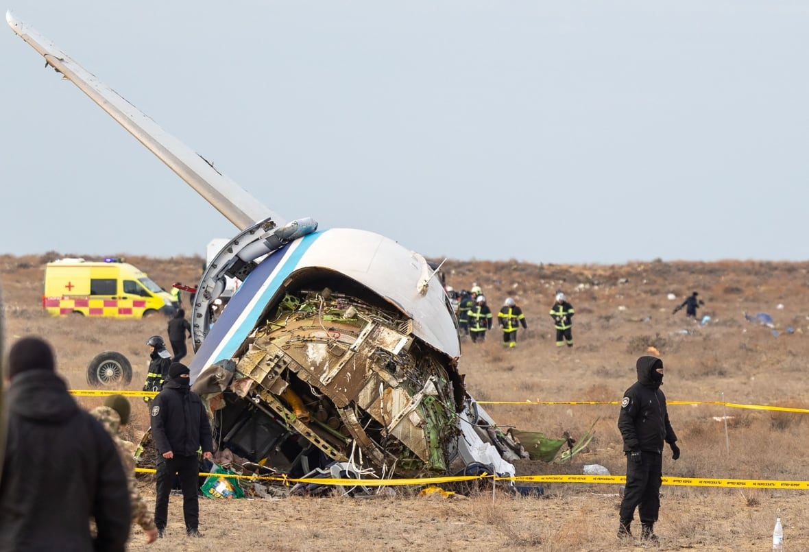 More than 30 killed after Russia-bound Azerbaijan Airlines plane crashes in Kazakhstan