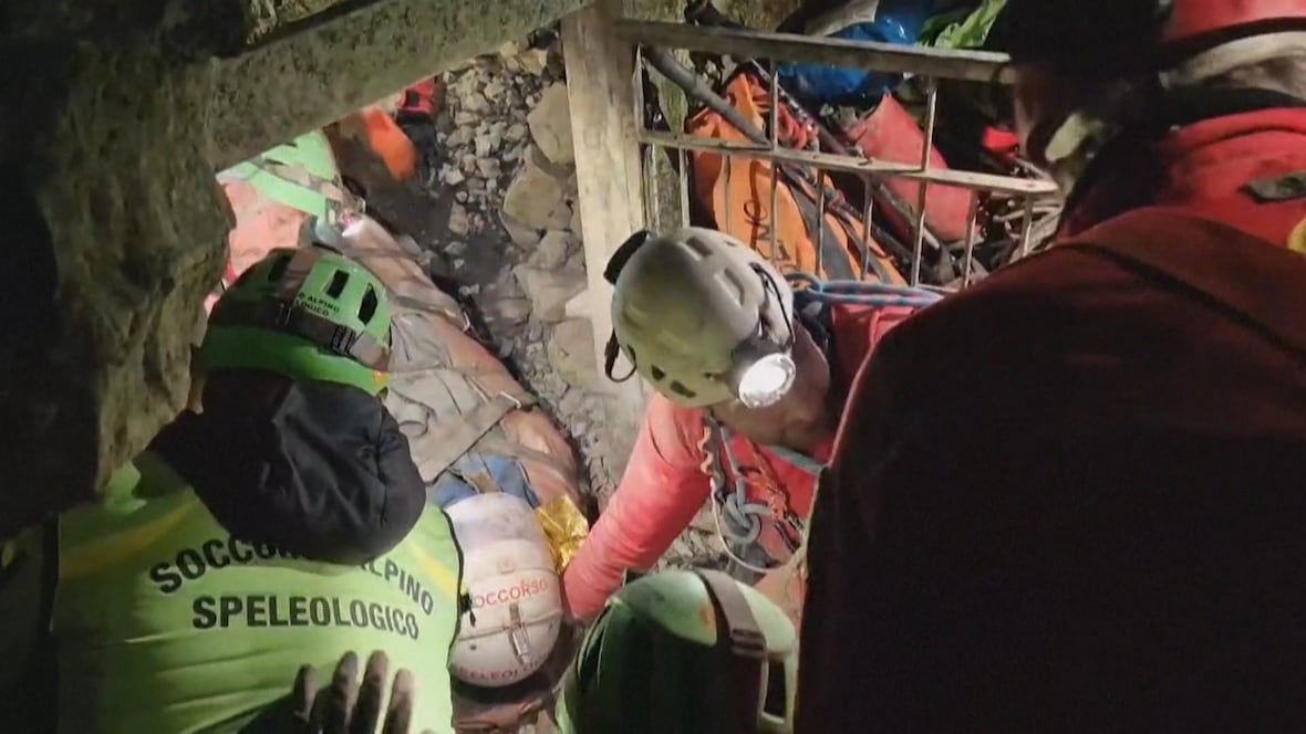 Rescue crews free injured explorer from underground cave â again