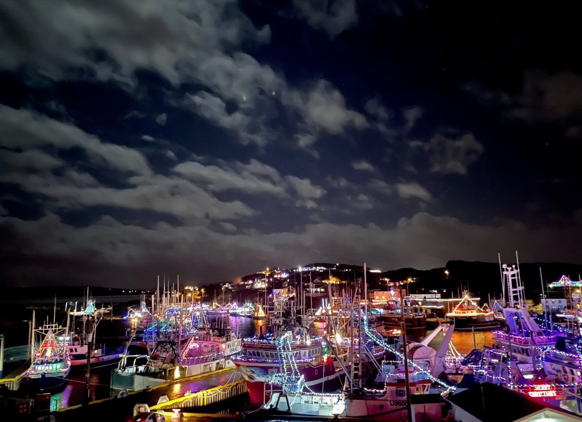 The bright lights in Port de Grave, N.L., mean more than Christmas. They're also about memory and loss