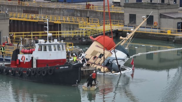 Theodore Too lives: N.S.-built tugboat named after TV series 'righted' after partially sinking in Ontario