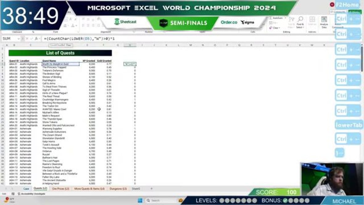 This Canadian is the new world champion of spreadsheets, and he has the belt to prove it