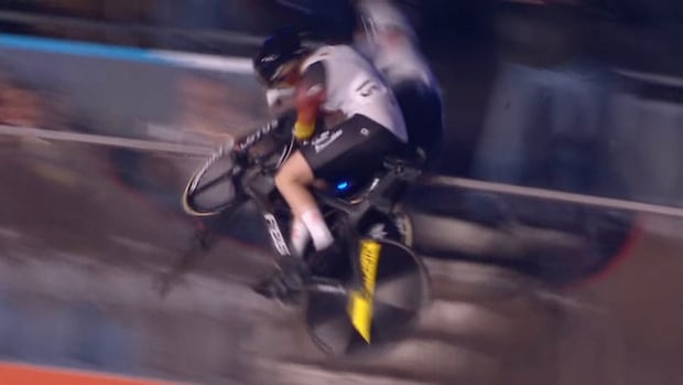 Track cycling event in London cancelled after frightening crash