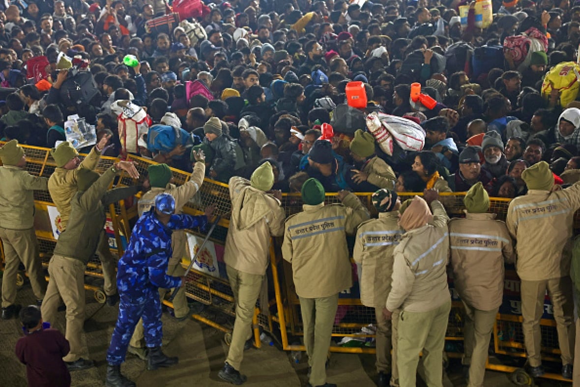 At least 30 killed in stampede at massive Maha Kumbh festival in northern India