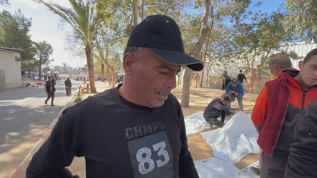 He identified his nephew's remains from his shoe as search underway in Gaza to recover bodies