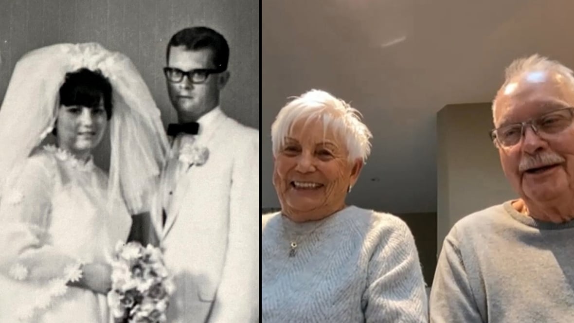 #TheMoment a couple finally saw their wedding photos after 56 years