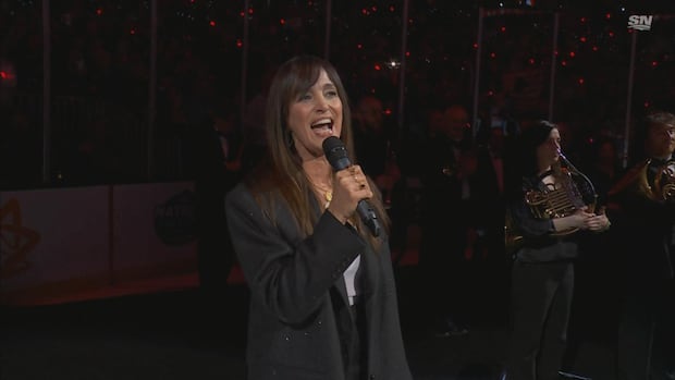 Chantal Kreviazuk changes O Canada lyrics at hockey game against U.S. to protest Trump