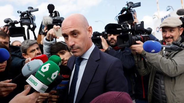 Ex-Spanish soccer boss Luis Rubiales to pay fine over kissing player without consent