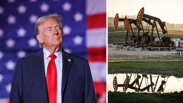 'It's not going to be helpful': Alberta's oil industry reacts to threat of 10% tariff on Canadian oil
