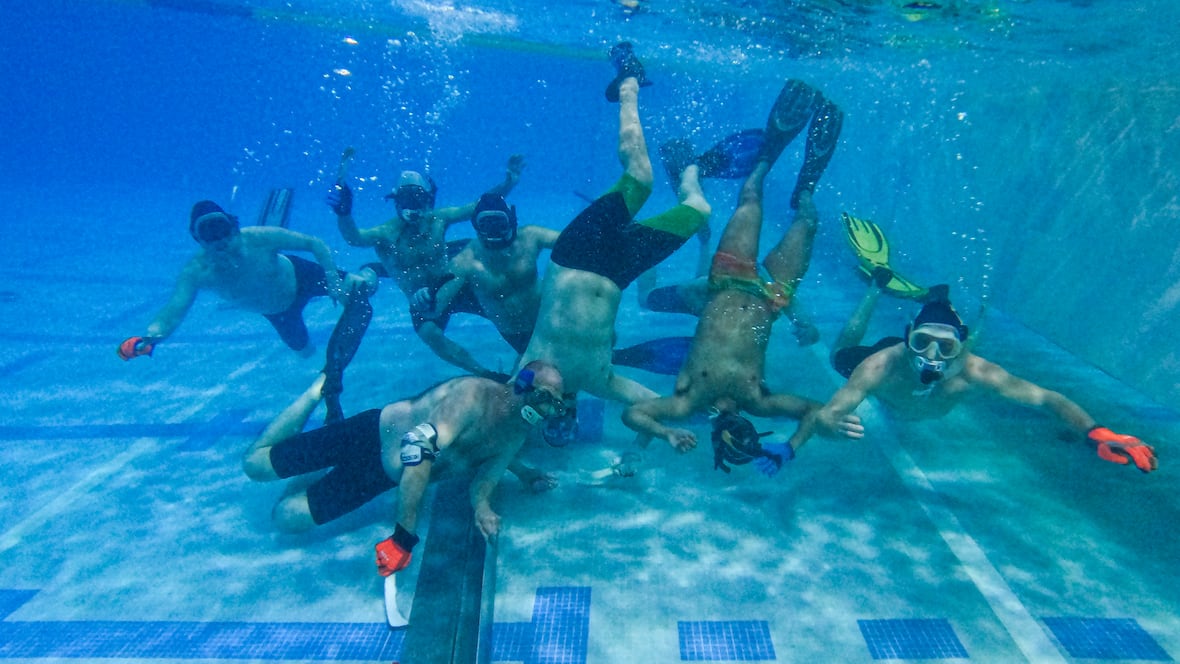 Underwater hockey is a twist on Canada's favourite game