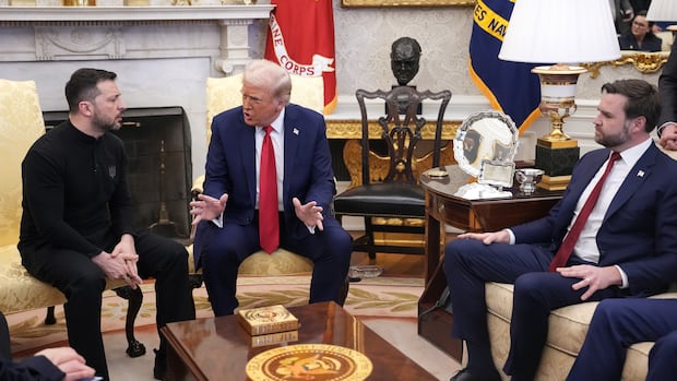 After 'catastrophic' Trump meeting, Ukrainians say they will have to rely more on Europe, Canada