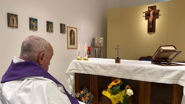 An ailing Pope Francis seen for 1st time in weeks as Vatican releases photo