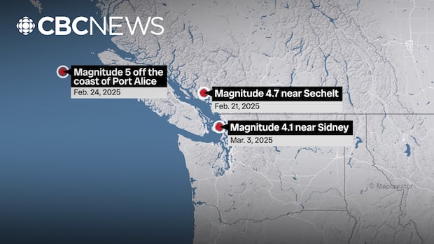 Magnitude 3.9 earthquake 'lightly felt' in Victoria