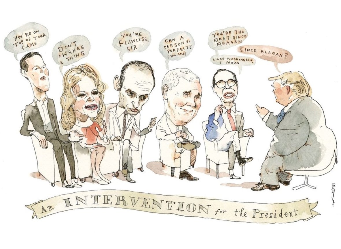 The news can be stressful. New Yorker cartoonist Barry Blitt wants you to laugh at it