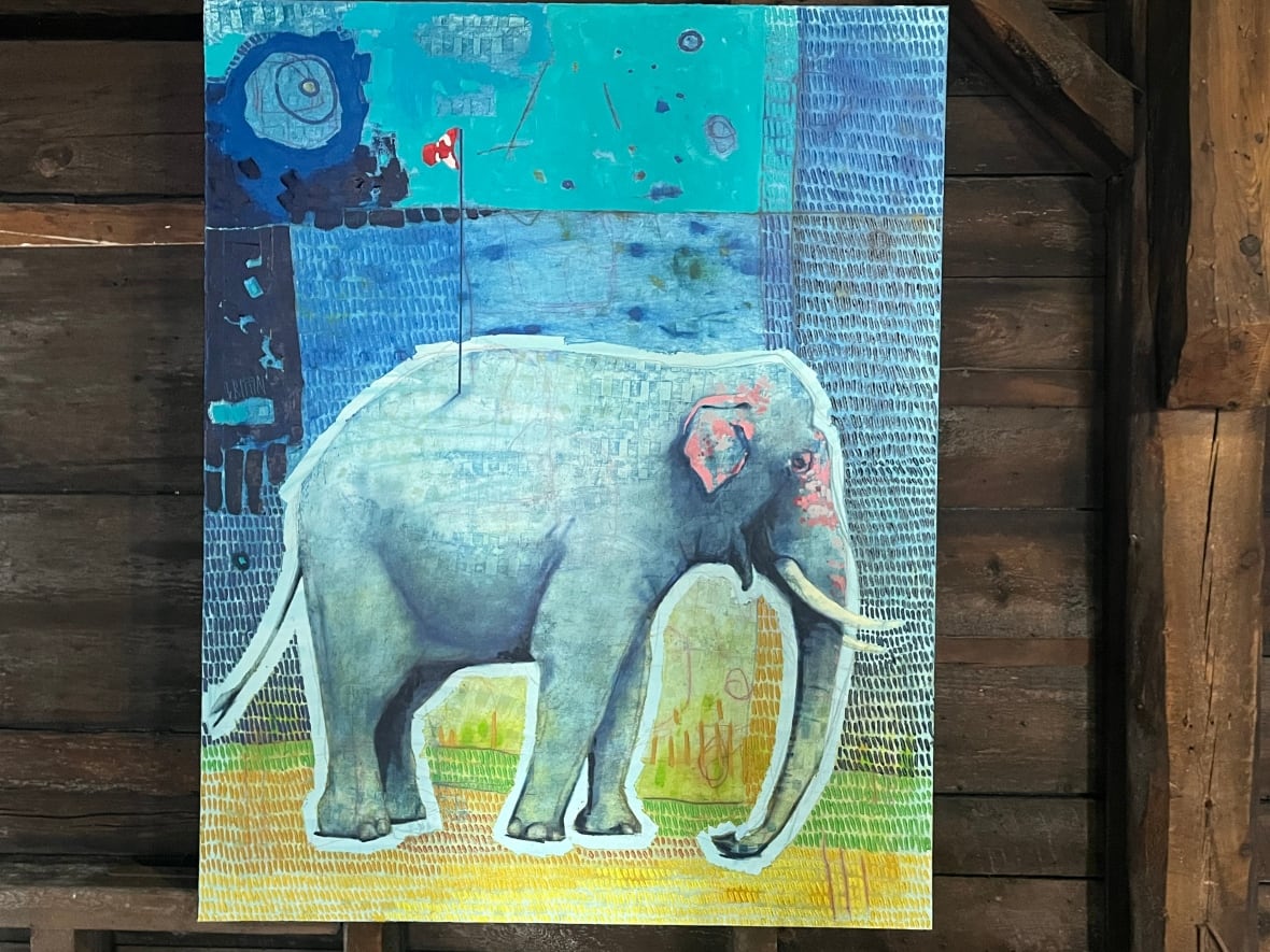Artist quits post after P.E.I. vet college tells him to remove painting based on U.S. politics