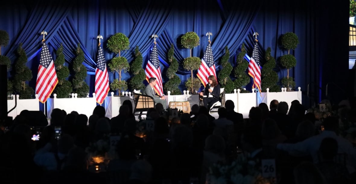 At Florida gala, Danielle Smith tried to laugh off 51st state rhetoric. Here's what she said