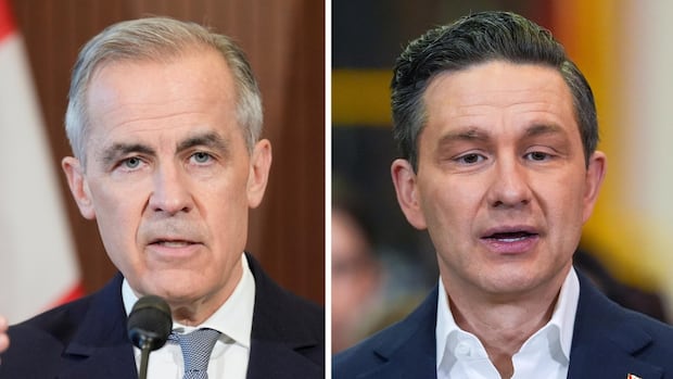 Carney to return to Ottawa, Poilievre condemns Trump as tariff fallout hits election campaign
