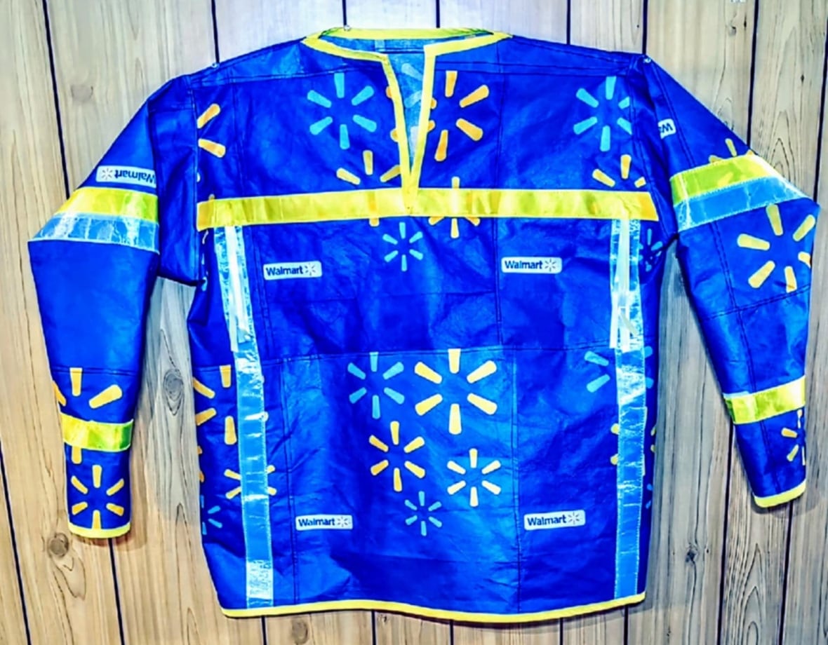 Cree man's dream of a Walmart bag ribbon shirt becomes reality thanks to crafty uncle