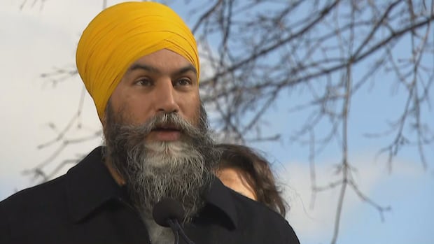 NDP's Singh drops 'I'm running for prime minister' messaging two weeks into the campaign
