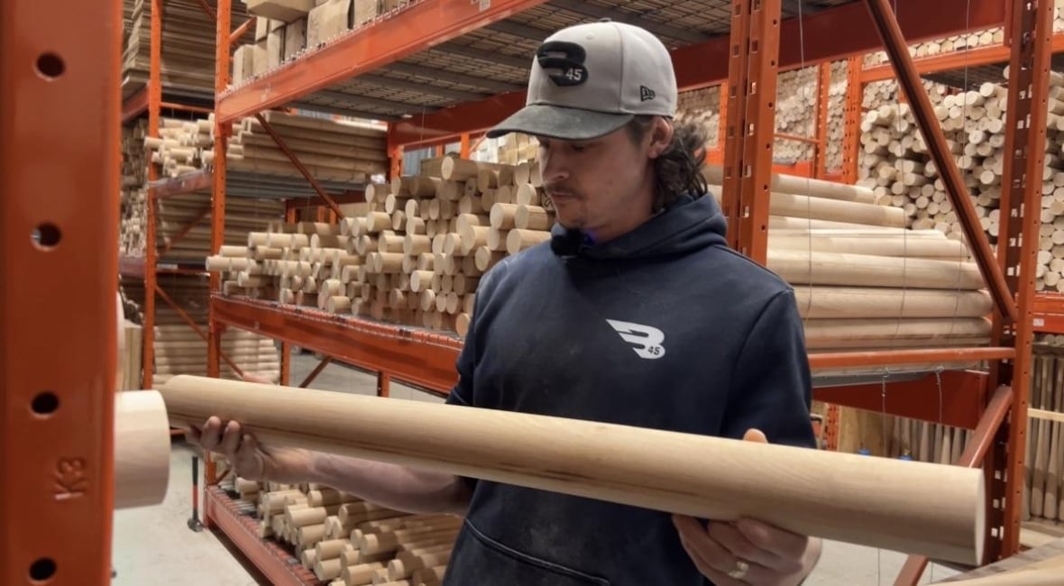 Torpedo bat craze: Inside a Quebec factory churning out baseball's newest trend