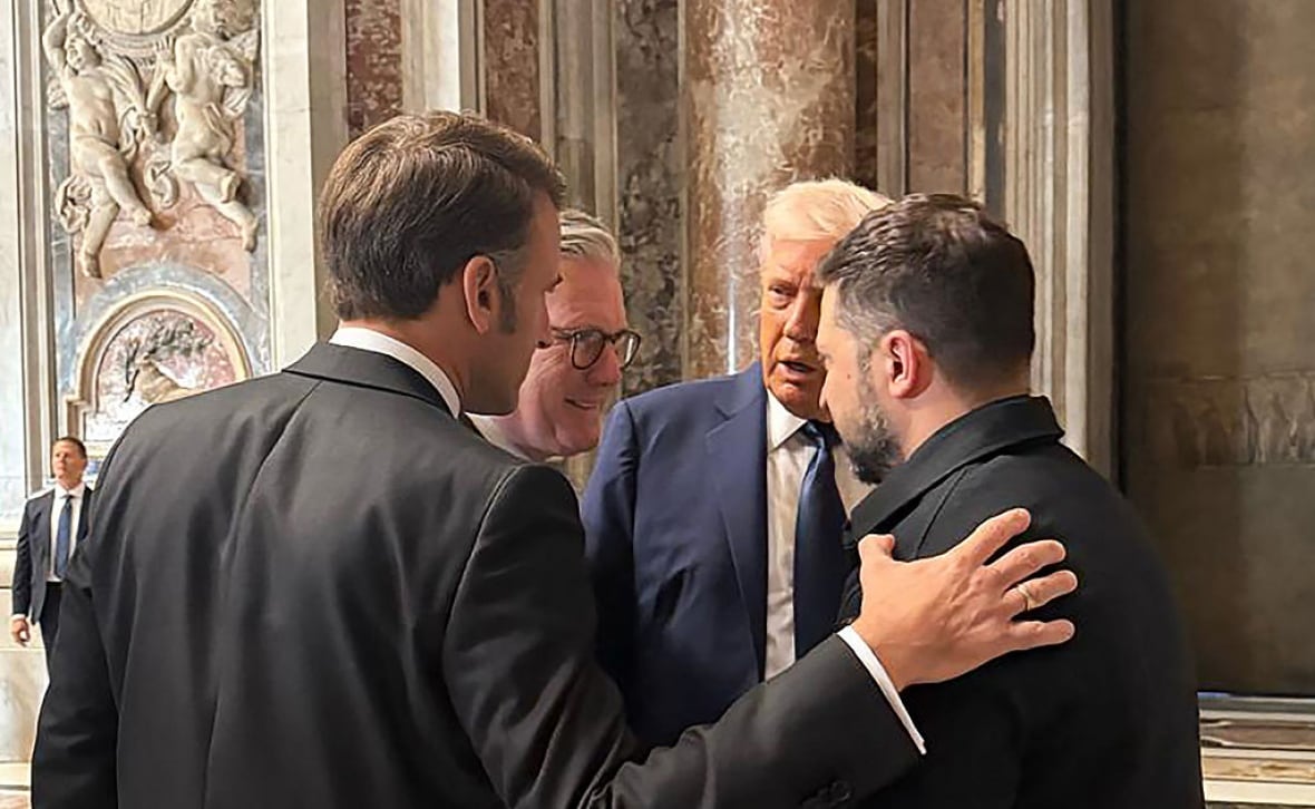 Trump takes tough tone in Putin post after 'productive' meeting with Zelenskyy in Vatican