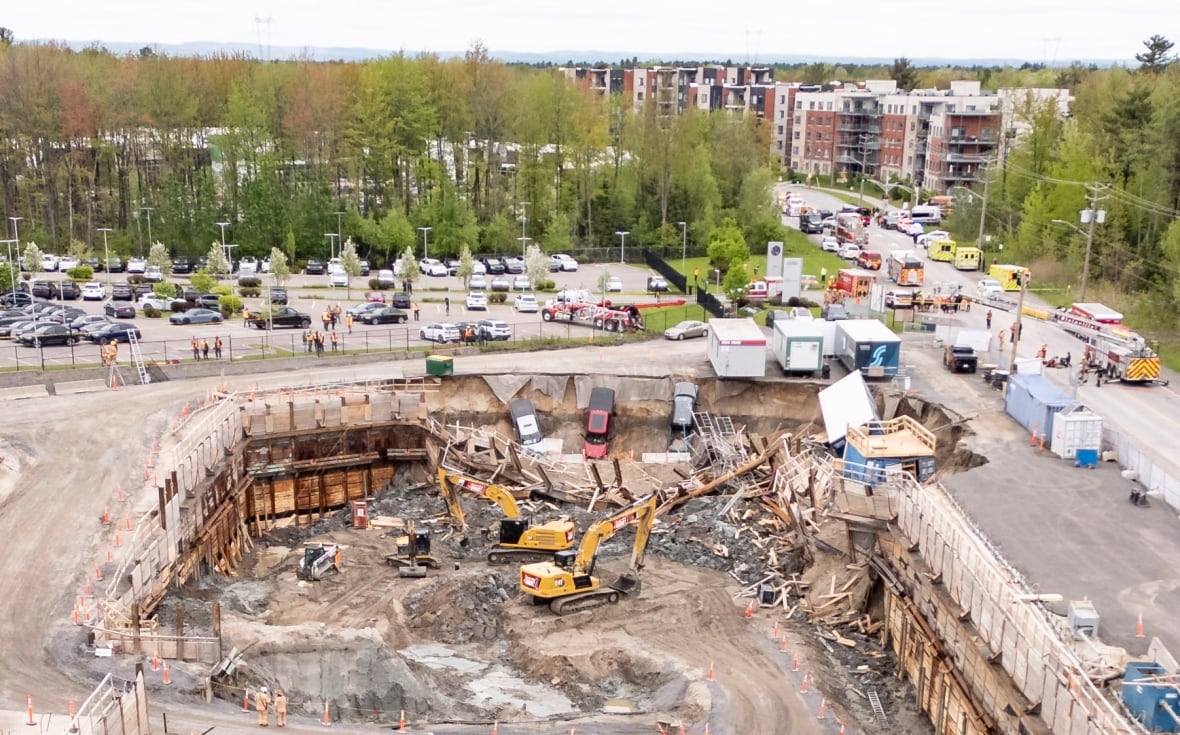 1 dead after retaining wall collapses at construction site in Blainville, Que.