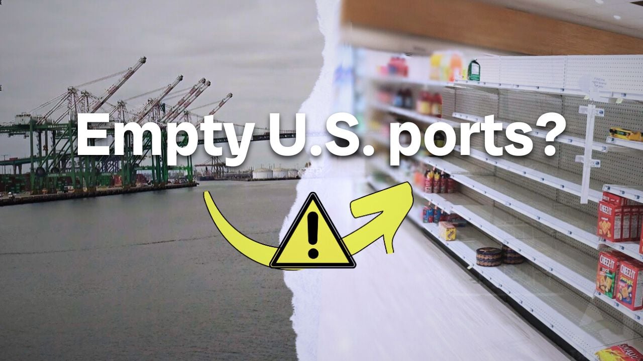 Are U.S. ports âghost townsâ thanks to Trumpâs tariffs?