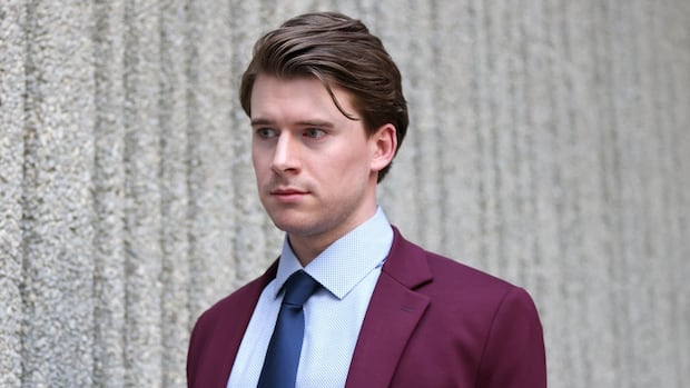 Carter Hart, 1st world junior player to testify at trial, says E.M. 'willingly' took part in sex acts