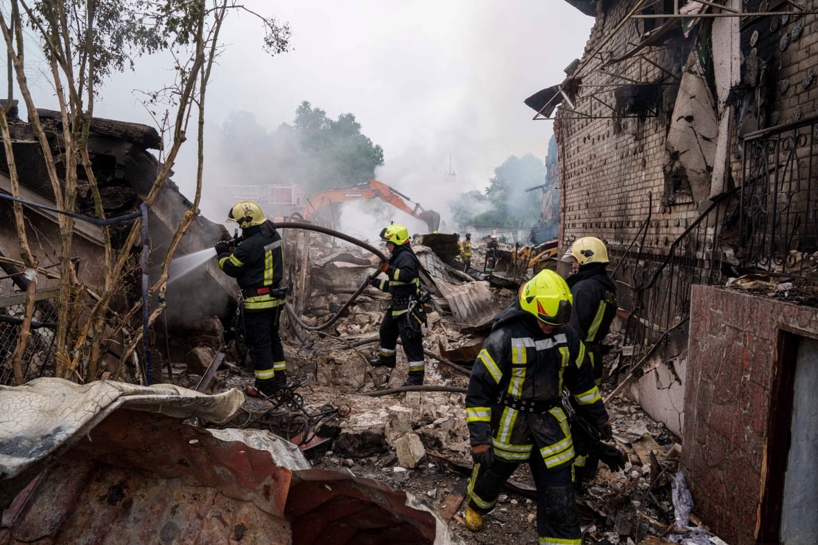 Russia unleashes its largest air attack of war, killing at least 12, Ukraine says
