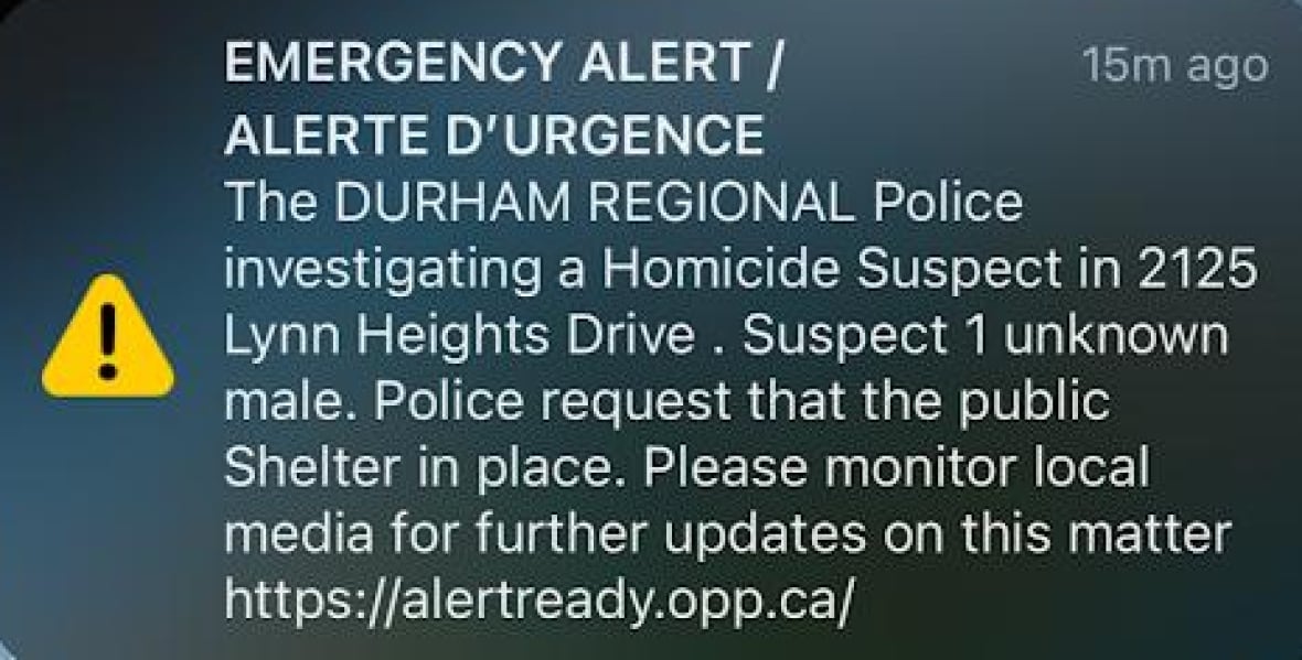 Woman dead after stabbing in Pickering, Ont., police warn nearby residents to shelter in place
