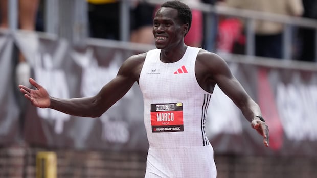 Canadian Marco Arop crowned men's short distance champion at Grand Slam Track stop in Philadelphia