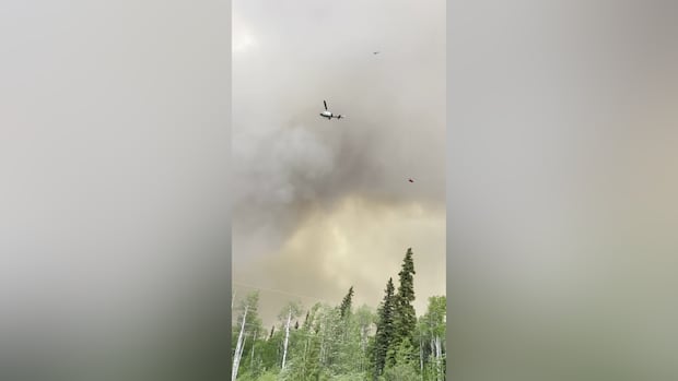 Crews working to save homes as winds worsen fires in northeastern B.C.