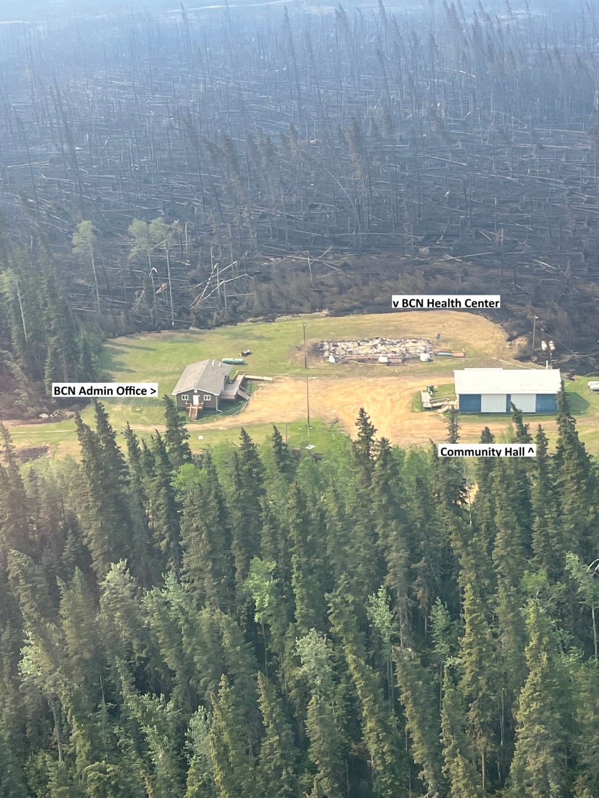 Nearly half of northern Alberta community destroyed as wildfires flare