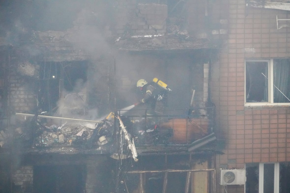 Russian drone and missile strikes kill at least 4 in Ukraine in latest attack